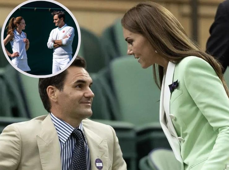 Roger Federer e Kate middleton - mashup - RomagnaWebTv