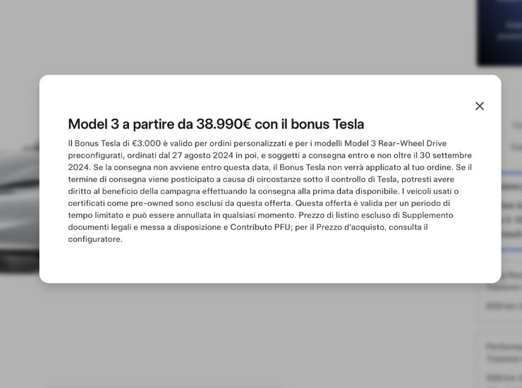 sconto sito tesla - mashup - RomagnaWebTv