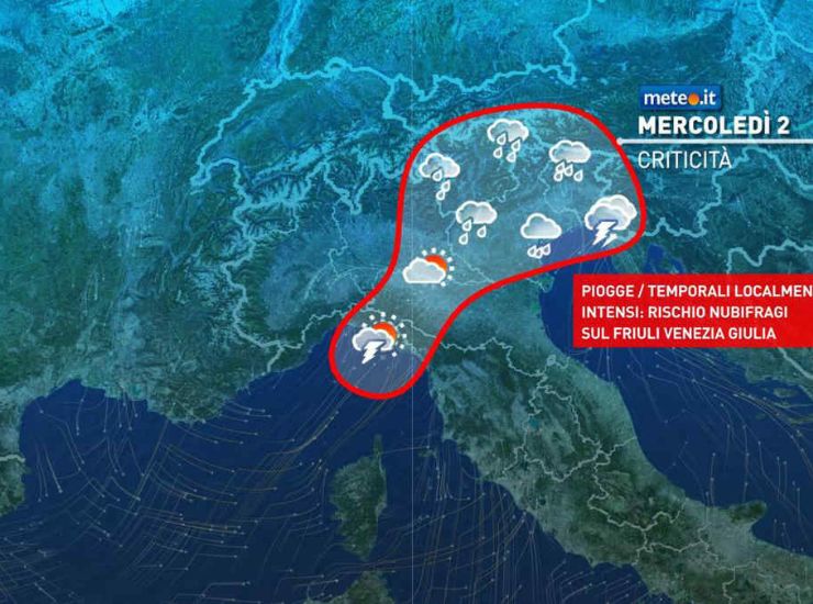 intense piogge -meteo.it - RomagnaWebTv